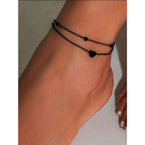 2 pcs Stainless Steel Anklets Set - Picture 4 of 4
